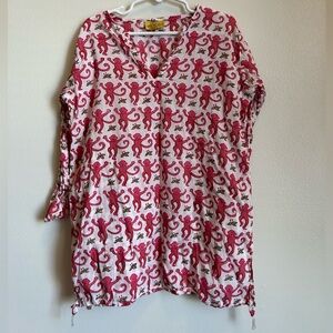 Roller Rabbit Kids Monkey Tunic Coverup